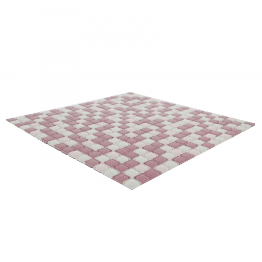 Pastilha de Vidro Cristal - Mescla Rosa