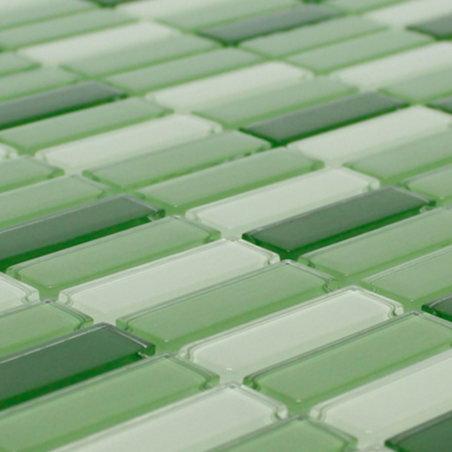 Pastilha de Vidro Cristal - Mescla Verde Maçã
