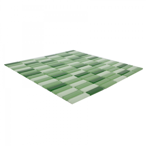 Pastilha de Vidro Cristal - Mescla Verde Maçã