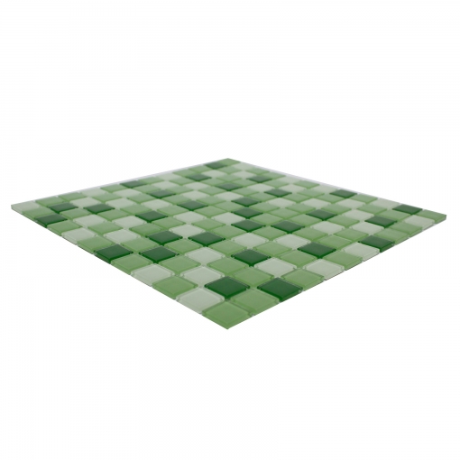 Pastilha de Vidro Cristal - Mescla Verde Maçã