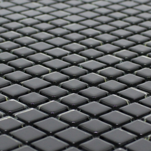Pastilha de Vidro Cristal - Preto