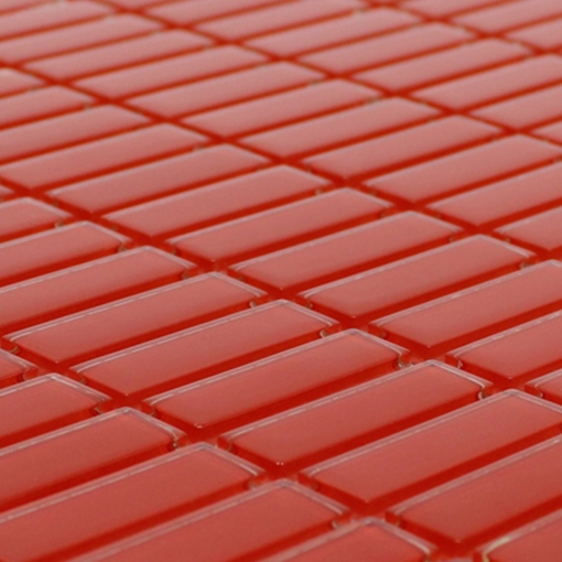 Pastilha de Vidro Cristal - Vermelho