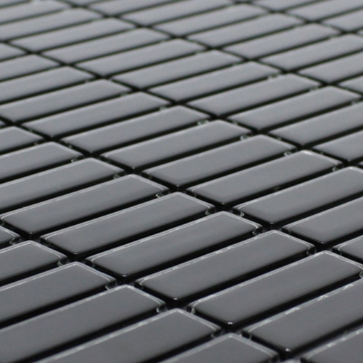 Pastilha de Vidro Cristal - Preto