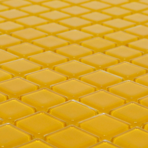 Pastilha de Vidro Cristal - Amarelo Ouro