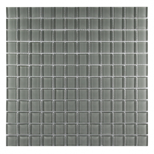 Pastilha de Vidro Cristal - Cinza 