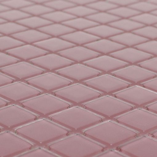 Pastilha de Vidro Cristal - Rosa 