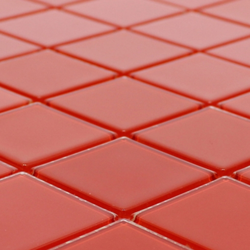 Pastilha de Vidro Cristal - Vermelho