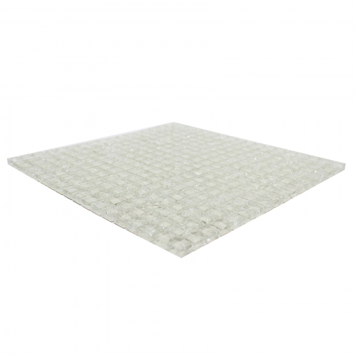 Pastilha de Vidro Craquelado - Bege 