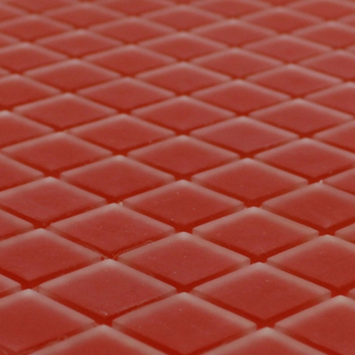 Pastilha de Vidro MATE - Vermelho