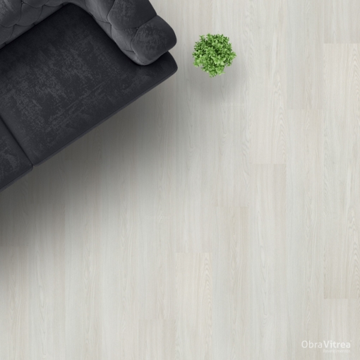TrendFloor - Piso Vinílico SPC Clicado - Carvalho Branco