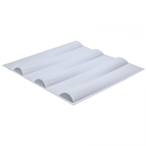 TRENDBOARD - Revestimento 3D PVC - Tubular Branco
