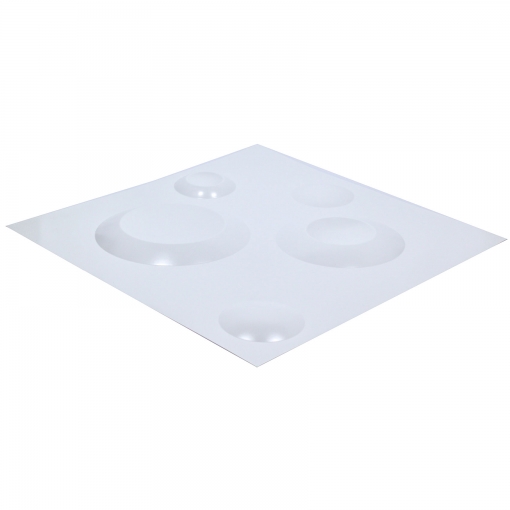 TRENDBOARD - Revestimento 3D PVC - Lunar Branco