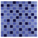 Pastilha de Vidro Antiderrapante - Mescla Azul Celeste
