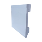 TrendFloor Lite Rodapé ACC - 10cm - Branco AC Frisado
